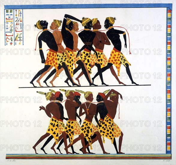 'Nubian Slaves', 1832-1840. Artist: Unknown