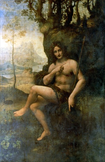 'John the Baptist, with the attributes of Bacchus', 1513-1516. Artist: Leonardo da Vinci