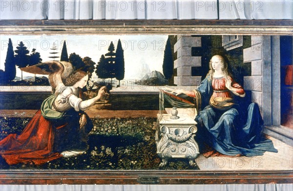 'The Annunciation', 1472-1475. Artist: Leonardo da Vinci