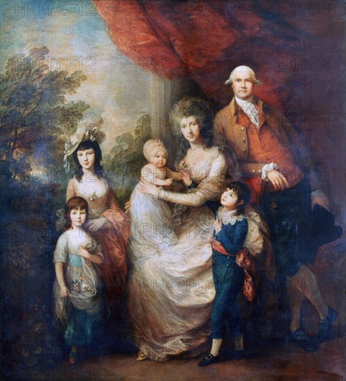 'The Baillie Family', c1784. Artist: Thomas Gainsborough