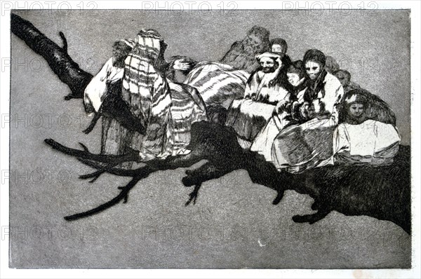 'Ridiculous Dream', 1819-1823. Artist: Francisco Goya