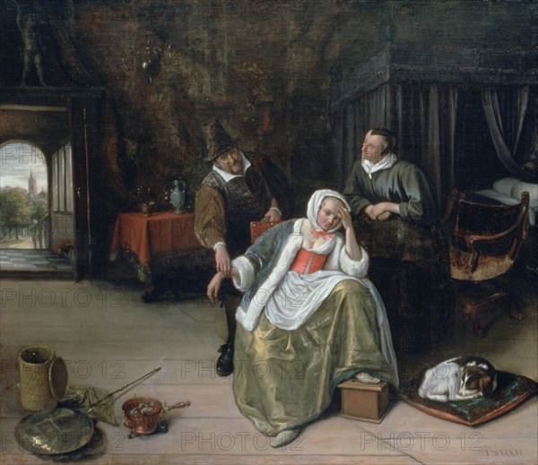 'The Lovesick Maiden', c1660. Artist: Jan Steen