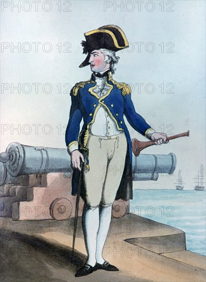 'Lieutenant of the Guard', 1799. Artist: Thomas Rowlandson