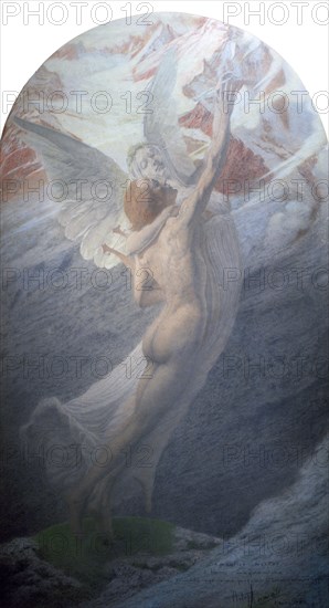 'Inspiration', 1902. Artist: Carlos Schwabe