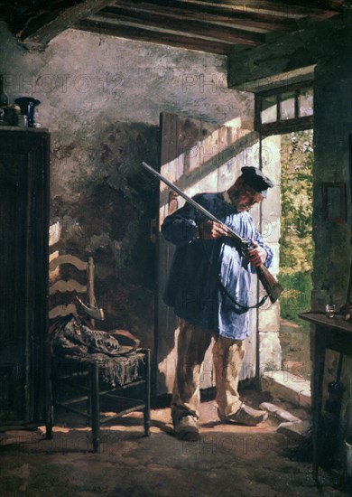 'Before the Hunt', 1883. Artist: Janez Subic