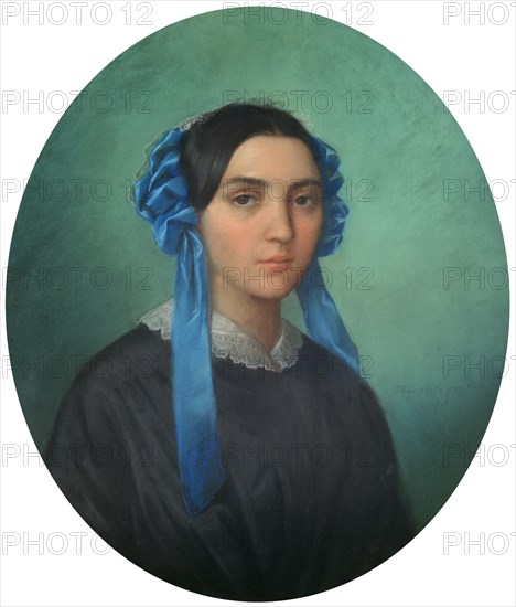 'Portrait of a Young Girl', 1843. Artist: Theophile Gautier