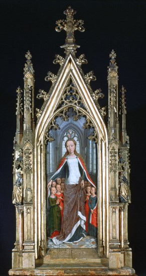 'St Ursula Shrine, St Ursula and the Holy Virgins ', 1489. Artist: Hans Memling