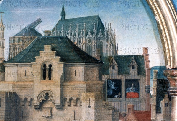 'St Ursula Shrine, Departure from Cologne', Detail, 1489. Artist: Hans Memling