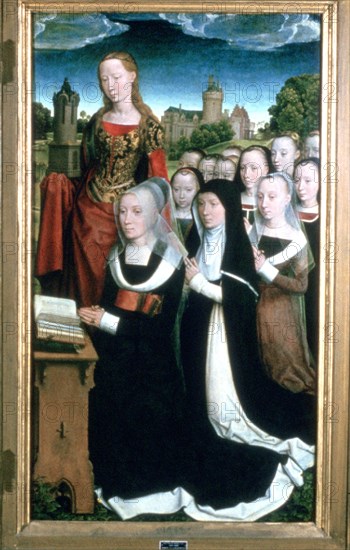 'Triptych of the Family Moreel', Detail, 1484. Artist: Hans Memling