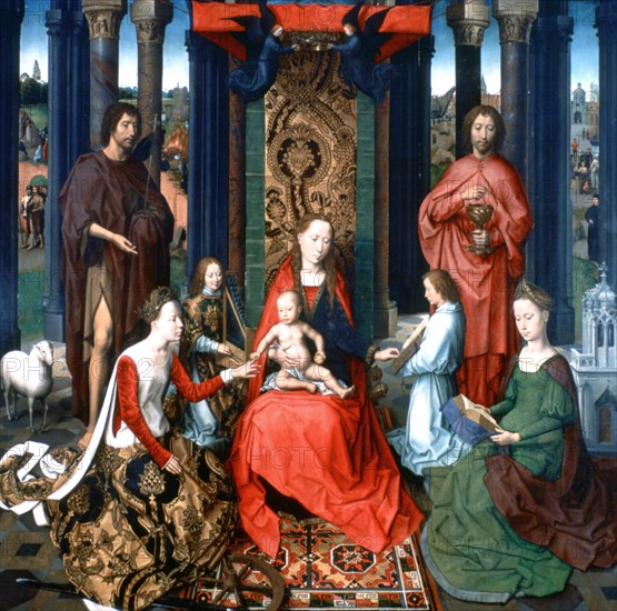 Triptych of St John the Baptist and St John the Evangelist, 1479. Artist: Hans Memling