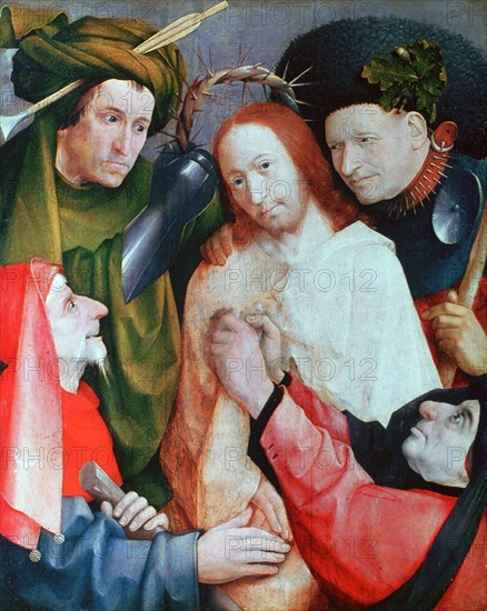 'Christ Mocked (The Crowning with Thorns)', c1490-1500. Artist: Hieronymus Bosch