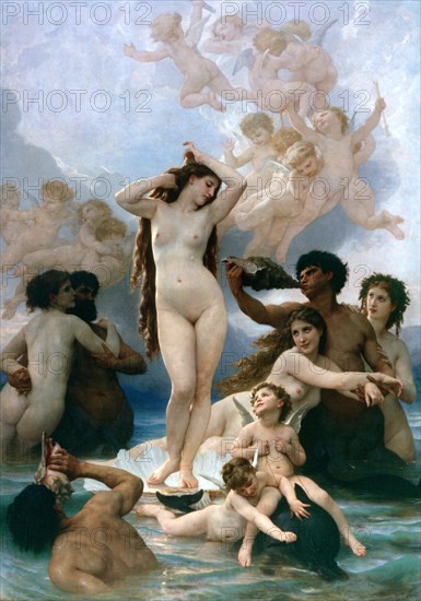 'The Birth of Venus', 1879. Artist: William-Adolphe Bouguereau