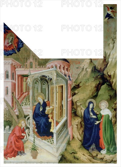 'Annunciation and Visitation', 1394-1399. Artist: Melchior Broederlam