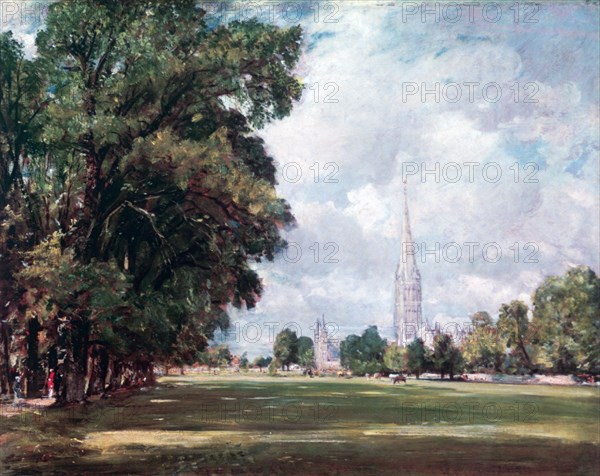 'Salisbury Cathedral from Lower Marsh Close', 1820. Artist: John Constable