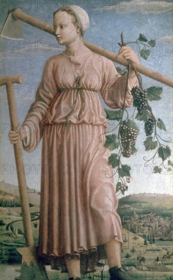 'Allegory of Autumn', 15th century. Artist: Francesco del Cossa