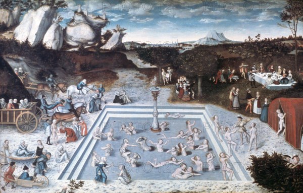 'The Fountain of Youth', 1546. Artist: Lucas Cranach the Elder