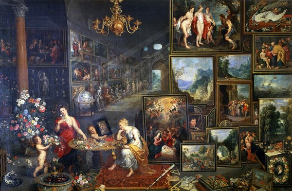 'Allegory of Sight and Smell', c1590-1625. Artist: Jan Brueghel the Elder