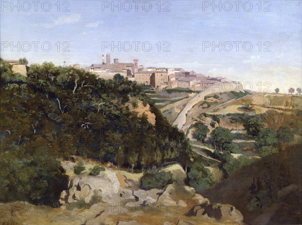 'Volterra', 1834. Artist: Jean-Baptiste-Camille Corot