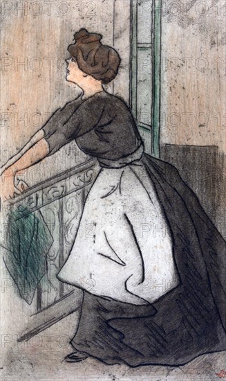 'Chambermaid', c1871-1919. Artist: Henri Boutet