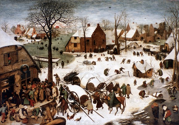 'The Numbering at Bethlehem', 1566. Artist: Pieter Bruegel the Elder