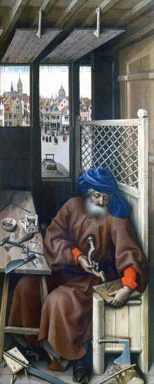 'St Joseph', c1425. Artist: Robert Campin