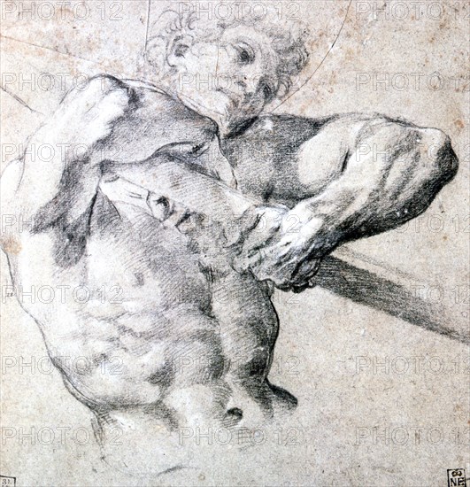 'Study of a Figure', c1575-1619. Artist: Lodovico Carracci