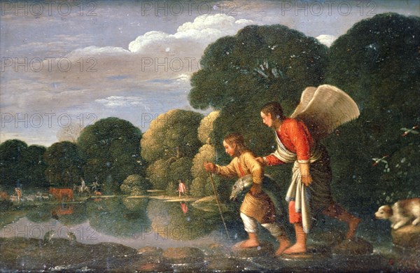 'Tobias and Angel', 1578-1610. Artist: Adam Elsheimer