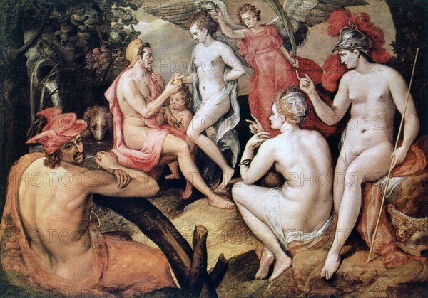 'The Judgment of Paris', c1550. Artist: Frans Floris