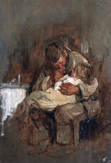 'Study', 1843-1927. Artist: Luke Fildes