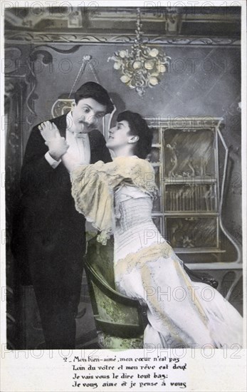 'Vintage French postcard', c1900. Artist: Unknown