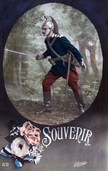 French WWI postcard, 1914-1918. Artist: Unknown