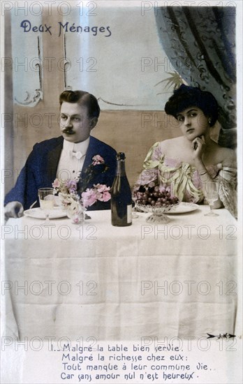 The Couple, French Postcard, c1900. Artist: Unknown