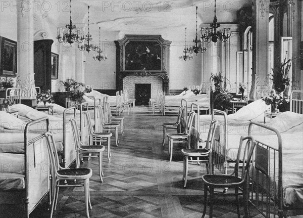 German hospital dormitory for soldiers, Frankfurt am Main, Germany, World War I, 1915. Artist: Unknown