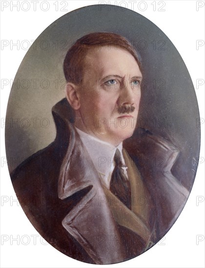 Adolf Hitler, German Nazi leader. Artist: Unknown