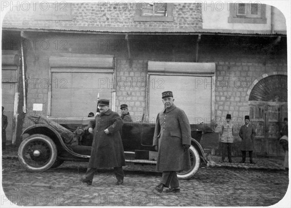 Officers of the French Foreign Legion, Syria, 20th century. Artist: Unknown