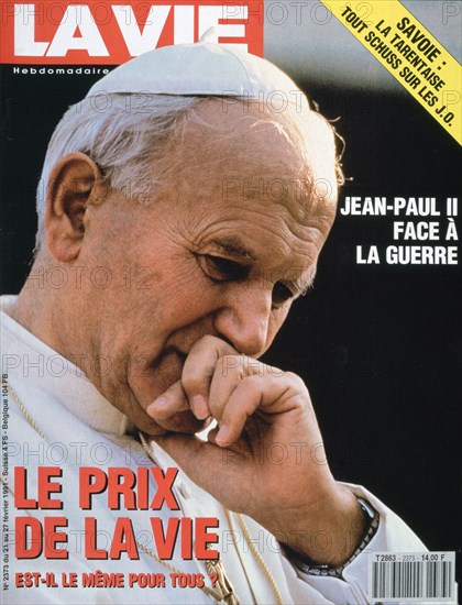Front cover of La Vie, Febuary 1991. Artist: Unknown