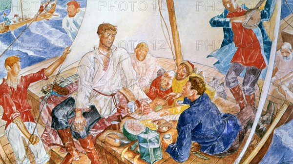 'Stepan Razin', 1918. Artist: Kuz'ma Petrov-Vodkin