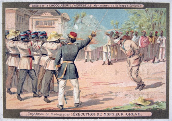 'Execution of Monsieur Greve', Madagascar, 1883-1896 Artist: Unknown