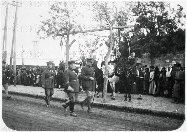 Officers of the French Foreign Legion, Syria, 20th century. Artist: Unknown