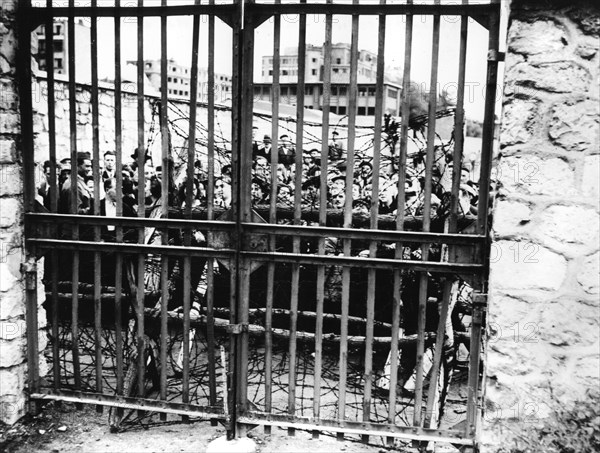 Families awaiting news of their loved ones, Air Ministry, Paris 1944. Artist: Unknown