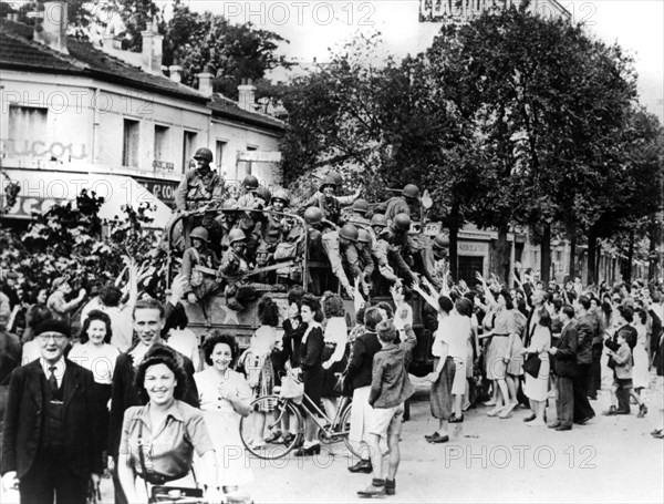 Liberation of Paris, August 1944. Artist: Unknown