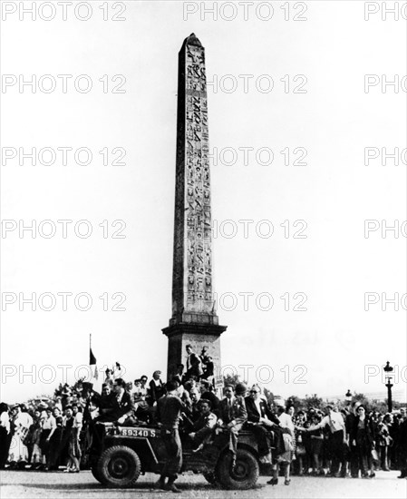 The liberation of Paris, August 1944. Artist: Unknown