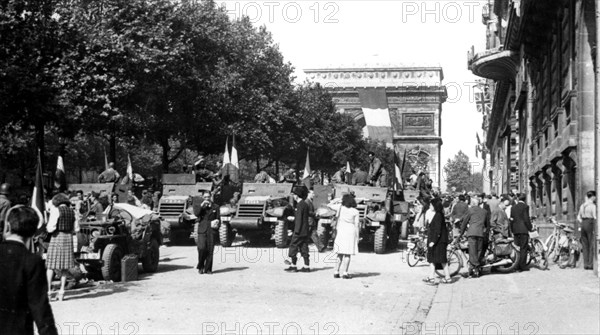 The liberation of Paris, August 1944. Artist: Unknown