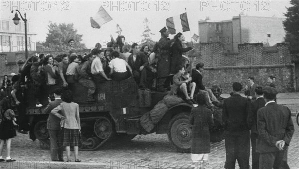 Liberation of Paris, August 1944. Artist: Unknown