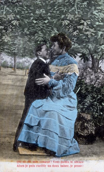 French romantic postcard, c1900. Artist: Unknown