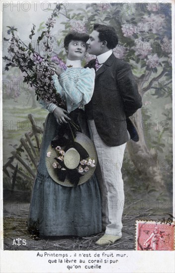 French romantic postcard, c1900. Artist: Unknown