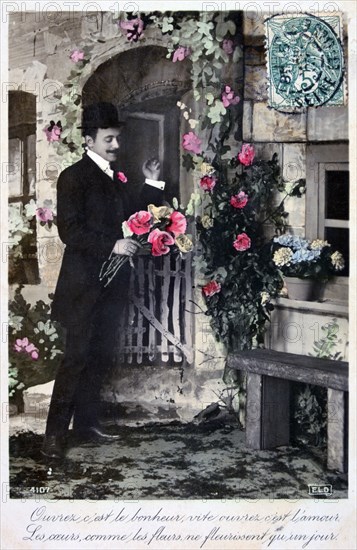 French romantic postcard, c1900. Artist: Unknown