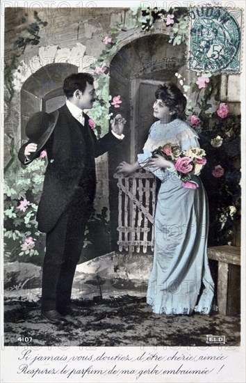 French romantic postcard, c1900. Artist: Unknown