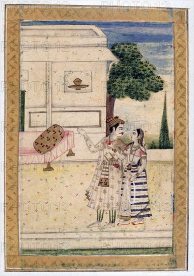 Malavi Ragini, Ragamala Album, School of Rajasthan, 19th century. Artist: Unknown