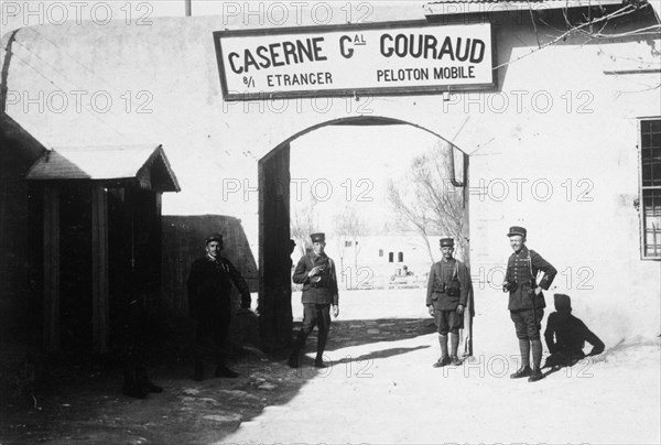 French Foreign Legion barracks, 20th century. Artist: Unknown